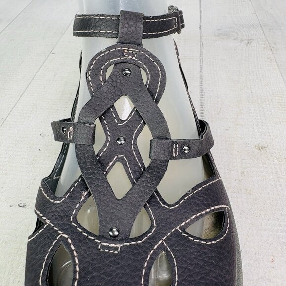 JBU By Jambu SYDNEY Gray Memory Foam Strappy Comfort Casual Flat Shoes Size 9 M - Picture 14 of 16